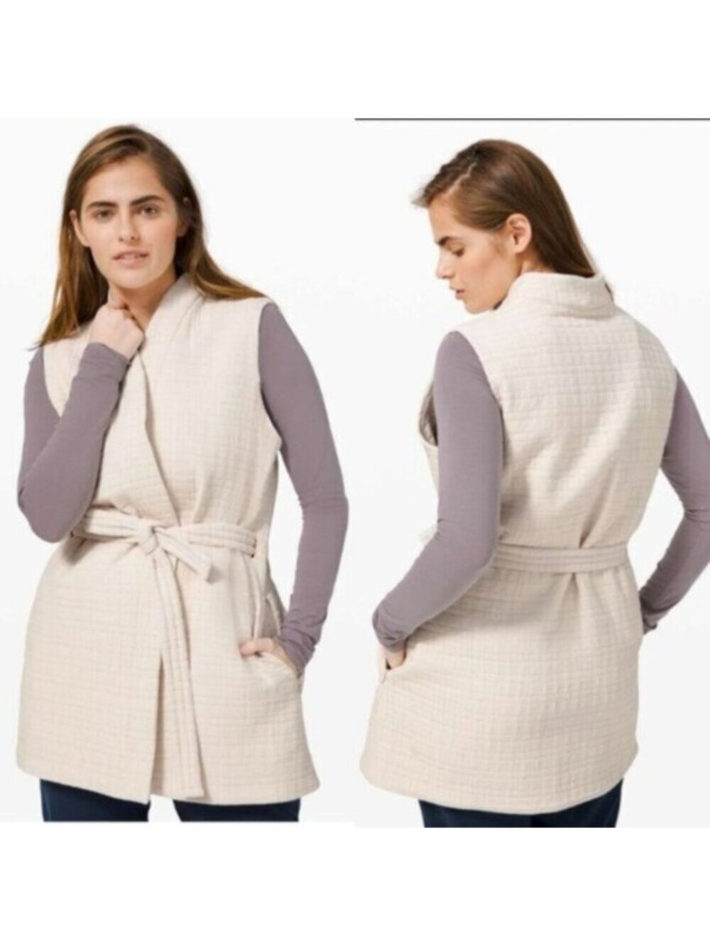 Lululemon Serene Travels Vest Light Ivory
